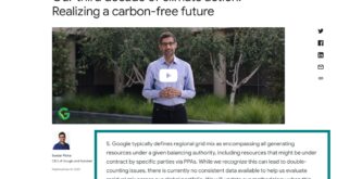 【反核大崩潰】GOOGLE：乾淨能源的承諾包含核電♡

[Google] Our third decade of climate action: Realizi...