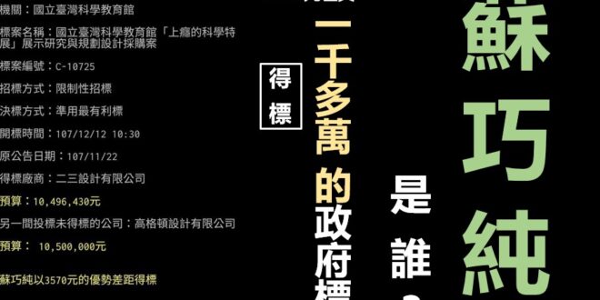 【民進黨執政 - 某公司得標政府標案1000多萬】
 這位是誰?
 #這吃相
 #這都是你我上繳的稅
 民脂民膏
 吃好...