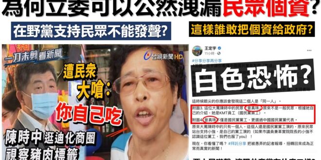 【為何立委可以公布民眾個資？台灣已經如此墮落了嗎？】
為何台灣的政治人物讓民眾看不起
被民眾認為道德低下，滿口謊言

看...