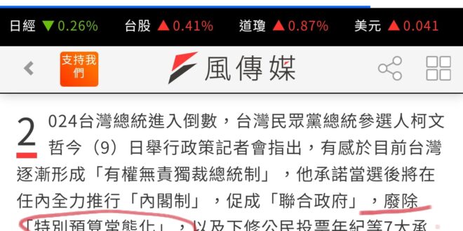 參選的柯文哲：主張廢除特別預算常態化
 當選的柯文哲：二備金灌水灌到爆「依法迴避監督」
 這跟蔡英文灌特別預算有哪裡不一...