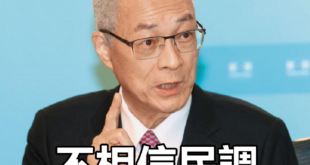 國民黨主席吳敦義表示：不相信民調，不然要相信我嗎？
 （本集由吳敦義 Wu Den-Yih領銜主演）
 國民黨候選人不信...