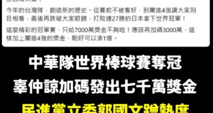 笑死，奇文共賞

郭國文你自己不出錢，叫辜仲諒出一億，別人的錢等於你的錢是嗎？還七千萬不夠勒，你以為人人都鄭文燦哦，家裡...