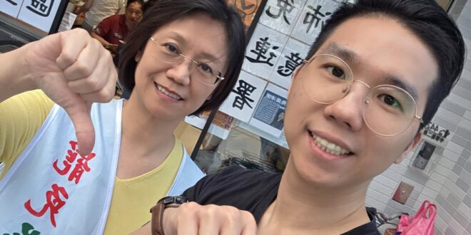 來罷免吳沛憶總部直播巧遇翁筱玲委員！
李孝亮直播完就衝出去忙了，來不及合影！
最後週末大家一起的衝起來！

罷免吳沛憶總…