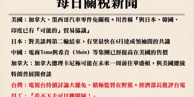 在世界關稅紛爭風起雲湧的時代，各國領導人疲於奔命，磋商談判、來回奔走，卻仍深陷關稅泥淖，毫無寸進。

而就在此時，偉大英…