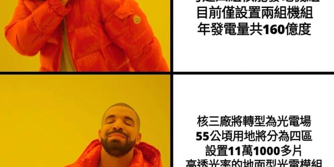 廢核改光之後 發電量變成1/275