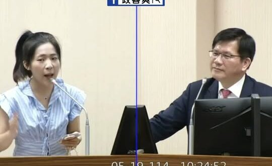 徐巧芯提問「林昶佐閃兵問題」
林佳龍尷尬回應「要問他本人」