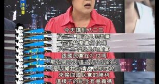 2023年民進黨徐佳青在政論節目上說「八二三砲戰是共產黨跟國民黨在打仗，犧牲台灣人的性命換取國民黨的勝利」之謬論，時隔兩...