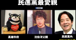 兩岸一家親，民進黨最愛親

都是中國人，沒毛病