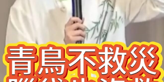 啾啾啾！青鳥不救災！更該救腦袋！【歷史哥快報｜侯漢廷、李易修】