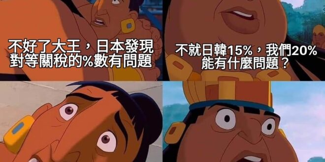 不是最高幾%，是原本關稅再+幾%