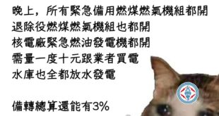 你看我們台電多辛苦

窮盡一切力量來發電只為保3%

⋯不要問我如果核電還在，需不需要這麼辛苦