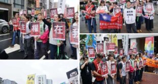五個政黨相約一起遊行,參與人數不到15個,你們一黨出三個人都湊不齊嗎?建議下次不要自己辦了,去蹭同志的場子看起來會比較壯...