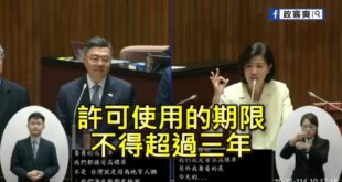 賴政府水庫蓋光電場核准7年，王育敏拿法規打臉違法！
經濟部長、卓榮泰尷尬沉默