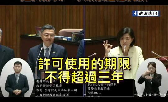 賴政府水庫蓋光電場核准7年，王育敏拿法規打臉違法！
經濟部長、卓榮泰尷尬沉默