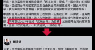 堂堂中華民國總統，賴清德跟他的幕僚都彷彿「側翼級別的水準」，是把總統當地下賣藥電台主持人在當嗎？

「2027年完成武統...