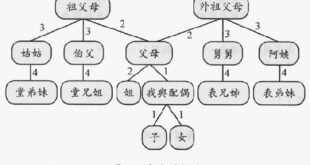我猜大家公民課的內容都還給老師了，如果你不知道什麼叫「四等親」的話，四等親就是你表妹，即此圖上標數字「4」的那幾種親戚。...