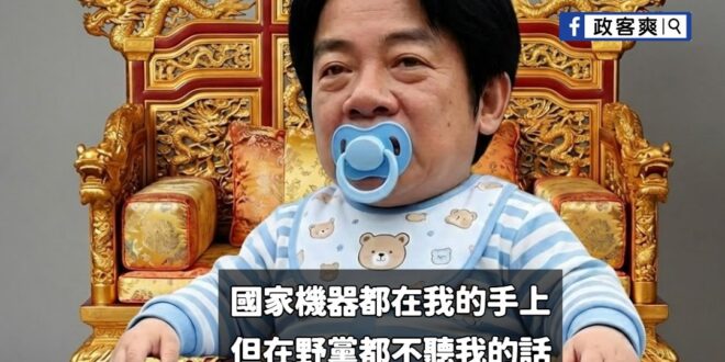 好了啦，巨嬰總統

賴清德作為總統有那些權力？

任命行政院長（閣揆）、數千個政治任命職位（中油、台電、台水、台糖、華航...