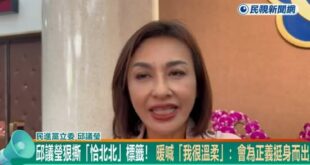 被詢問曾兩次打藍委巴掌，邱議瑩妙答「該恰就恰」

不愧是一代宗師的發言，以後大家去路上看到不爽的人，可以直接來一個閃電五...