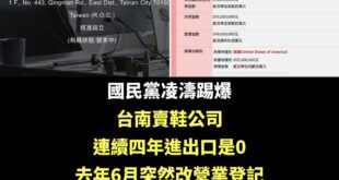 馬上又抓到馬桶公司2.0了！賣鞋公司華麗轉型成軍火商

共同點：
1.2021~2024都沒有進出口紀錄
2.2024年...