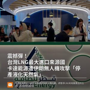 【震撼彈！台灣LNG最大進口來源國 卡達能源遭伊朗無人機攻擊「停產液化天然氣」】 #卡達能源 #液化天然氣 #國際油價 ...