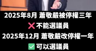 中常會沒有結論，國民黨最大的醜聞不是蕭敬嚴，是保蕭敬嚴的人
今天國民黨中常會之後，我終於確定了一件事：

這場爭議最噁心...