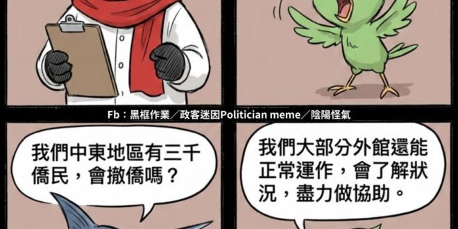 他們開始登記撤僑名單了

我們⋯⋯