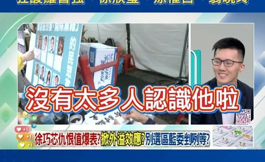 在藍綠立法院衝突、青鳥發動罷免藍委的關鍵時刻，蕭敬嚴上綠營政論狂酸羅智強(臉書寫太長無法幫他解釋)、徐欣瑩(聲量低要拚聲...