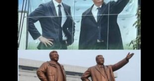 中國鵬最愛抄北韓

昨天鄭運鵬跟著青鳥一起嘲諷李四川抄襲他「拿鐵鎚的照片」，結果被我抓包北韓幾十年前就有拿鐵鎚的宣傳繪圖...