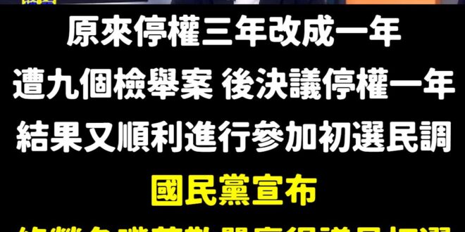 恭喜獲得大量綠營灌票的蕭敬嚴民調獲勝！果然是國民黨版台積電尾大不掉
將成為首位綠營支持度高於藍營支持度的議員人選
國民黨…