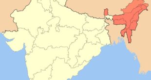 逆風一下，勞動部目前計畫引進來自印度米佐拉姆邦的勞工，我知道大家對印度東北沒什麼概念，可以先看一下相對位置。米佐拉姆是圖...