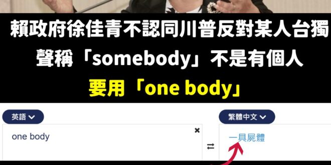 想問一下廣大英文老師、旅外先進、語言強者，在什麼樣的情況下，形容某人會用「one body」？

謝謝。