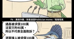 我不懂
敗訴就是敗訴 還有不是全面敗訴這種說法？