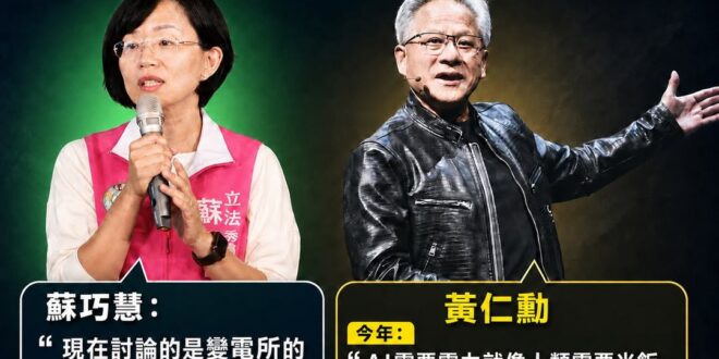 蘇巧慧遇到問題就只會繞圈子、逃跑，當全世界企業都在討論電力問題、使用核電，只有蘇巧慧跟沈伯洋在扯變電所

像蘇巧慧這種還…