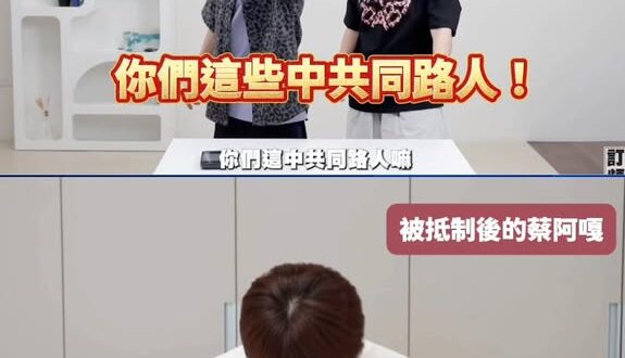 94要對決！ 桀驁不訓的蔡阿嘎VS龜縮道歉的蔡阿嘎

其實可以嗆廠商也是中共同路人，然後今年底去選議員，這也是一條路。
…