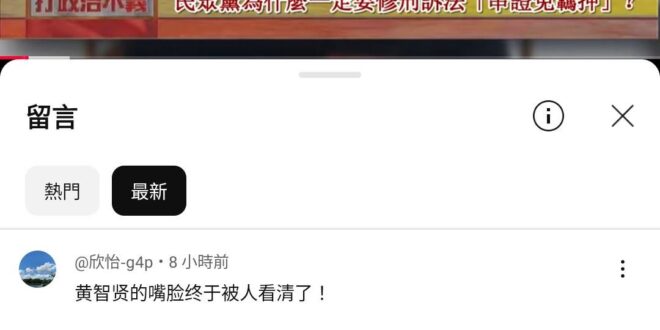 為什麼紅統黃智賢罵民眾黨的影片會被簡體網軍圍剿啊，好奇怪喔。