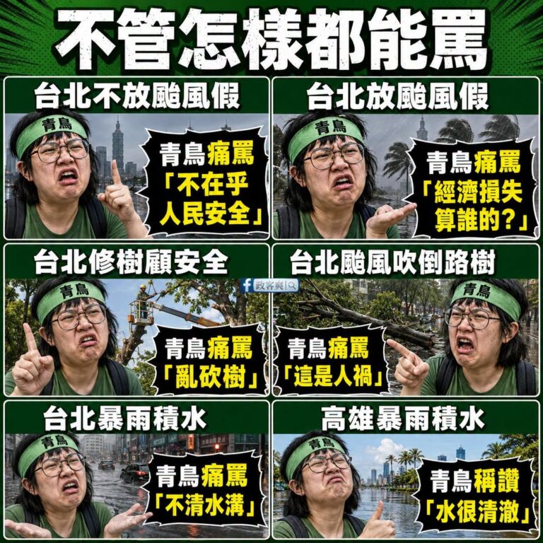 我相信只要一路操作颱風議題，那麼沈伯洋年底就可以高票直取台北市長大位

要是繼續打下去，沈伯洋甚至能在2028年跟曹興誠...