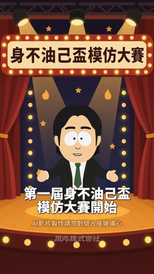 總統府痛批變造聲音，萊爾團隊繼續對幹推出「身不油己模仿大賽」

躲在總統府的烏龜大概以為大家會怕他，結果現在萊爾團隊每日...