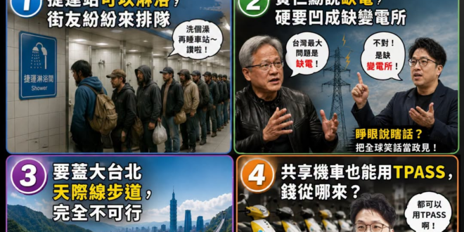 【順起來政見發表會觀後感】

看完沈伯洋的政見，真的忍不住想問：
這些政見到底是認真的政策主張？
還是連自己都沒想清楚的…