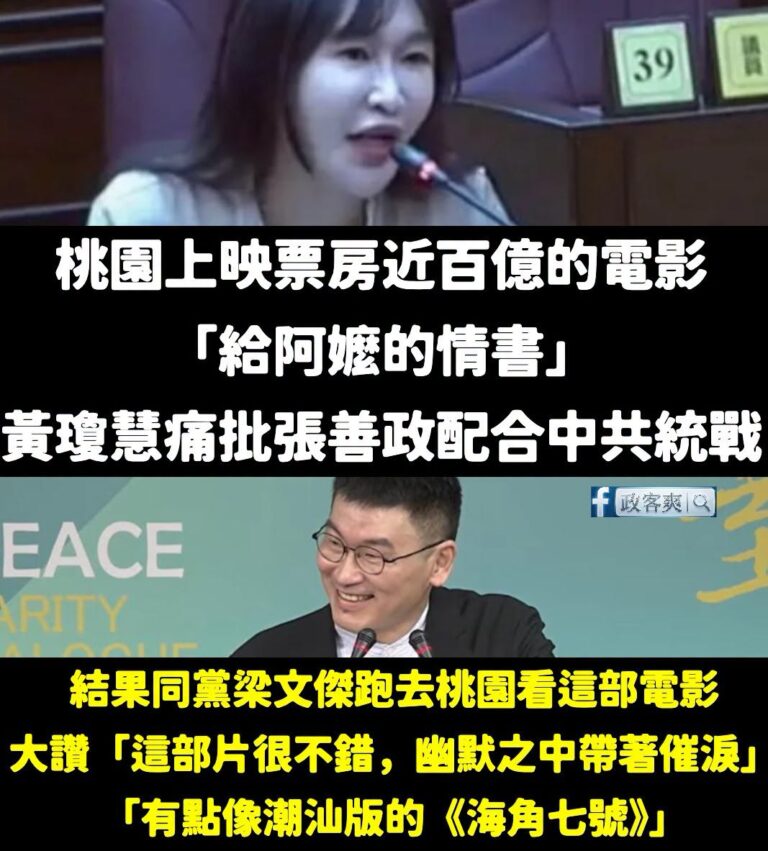 一部電影，民進黨各自表述

先說一下，給阿嬤的情書這部電影，是今年中國大陸表現最好的華語電影。

預算僅有1400萬人民...