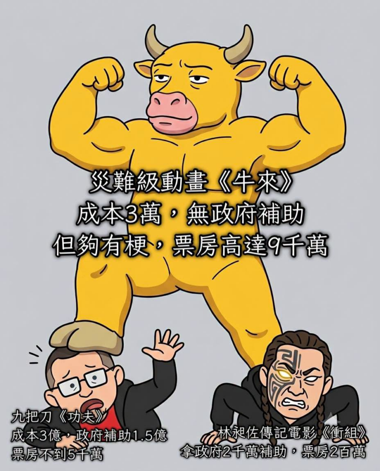 以後會有一個票房門檻
叫做《牛來》
