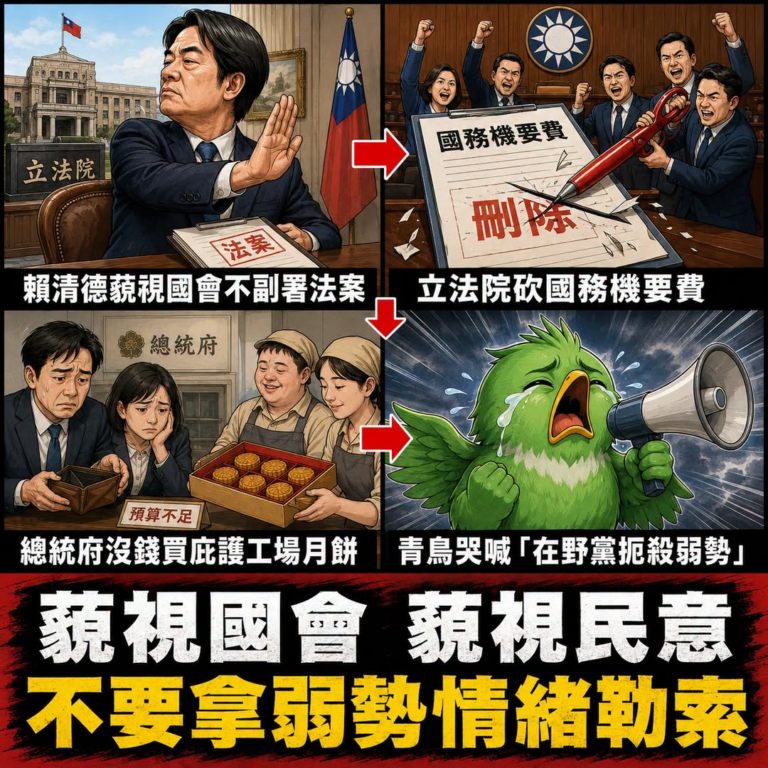在野獨裁？

誰才是真正獨裁？
是非可以這樣顛倒嗎？
