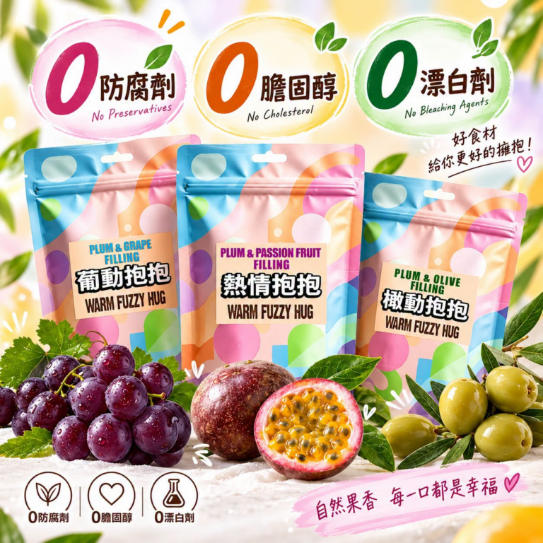  大家敲碗的抱抱系列，終於回歸了！ 

一份好吃的零食，我們希望帶來的不只是好味道，
更希望每一口，都能讓大家吃得開心、...