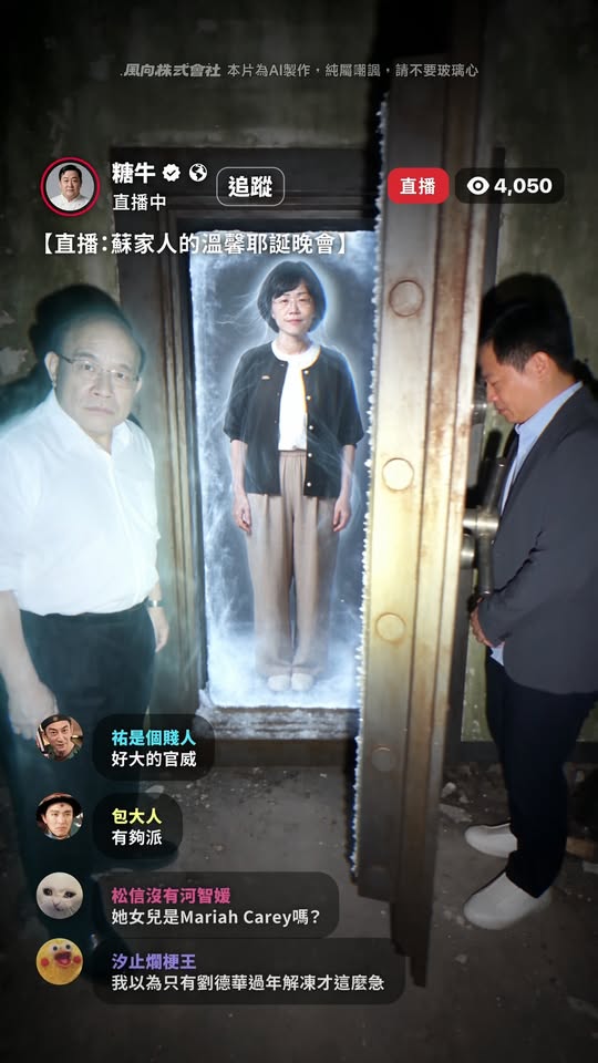 慧坳媽媽鬼影直播：爸氣外露

有夠哭的影片笑死

影片出處：風向123事