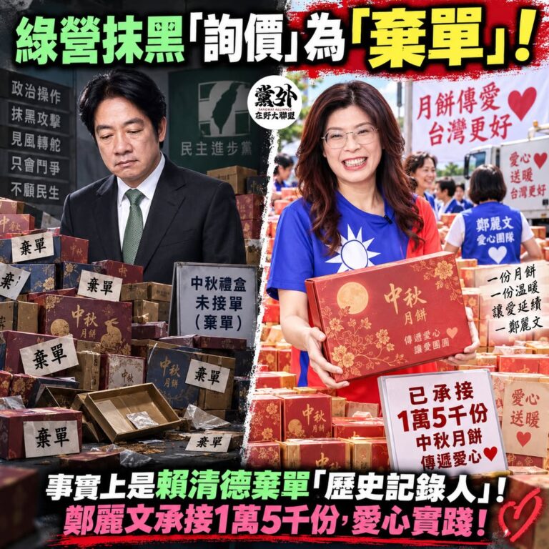 抹黑救不了弱勢，真正的愛心是把訂單接下來！
​
總統府因國務機要費遭刪凍，宣布原訂向庇護工場採購的中秋禮盒無法照原計畫履...