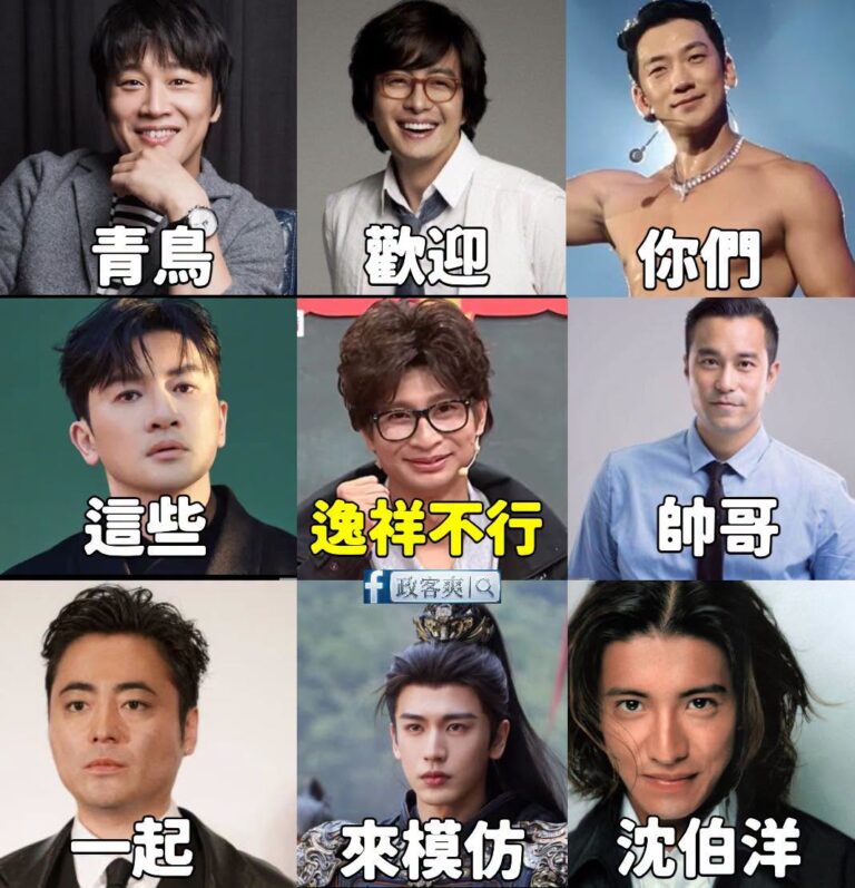 藝人逸祥不可以模仿偉大的領袖沈伯洋

但，沈伯洋可以長得像張孝全、木村拓哉、Rain、張凌赫、蘇有朋、裴勇俊、車太炫、山...